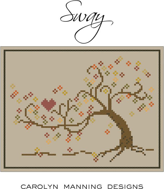 Carolyn Manning Designs Sway Twigs cross stitch tree pattern