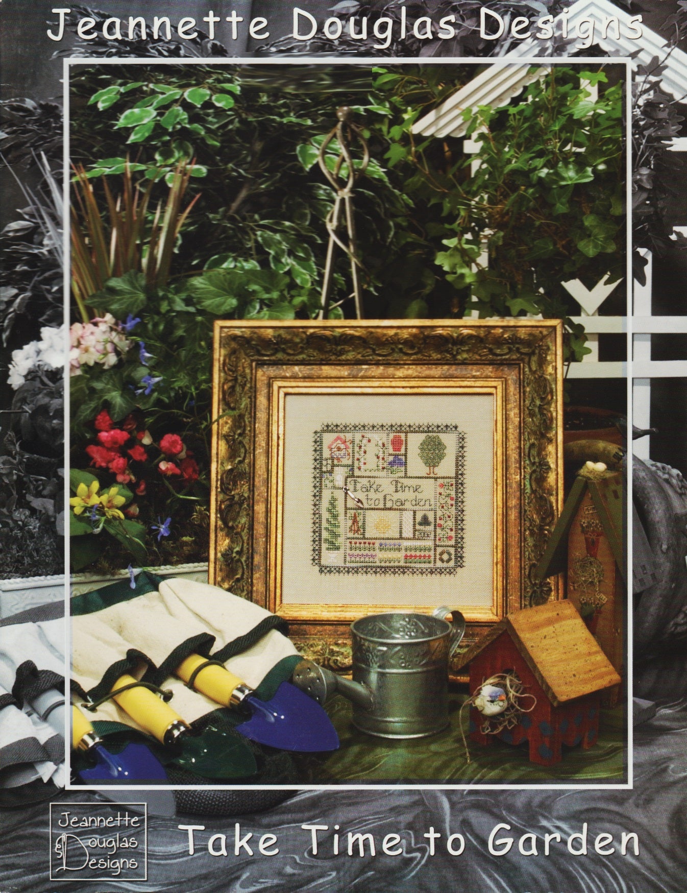 Jeannette Douglas Designs Take Time To Garden cross stitch pattern