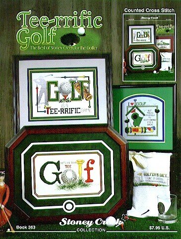 Stoney Creek Tee-rrific Golf BK363 cross stitch pattern