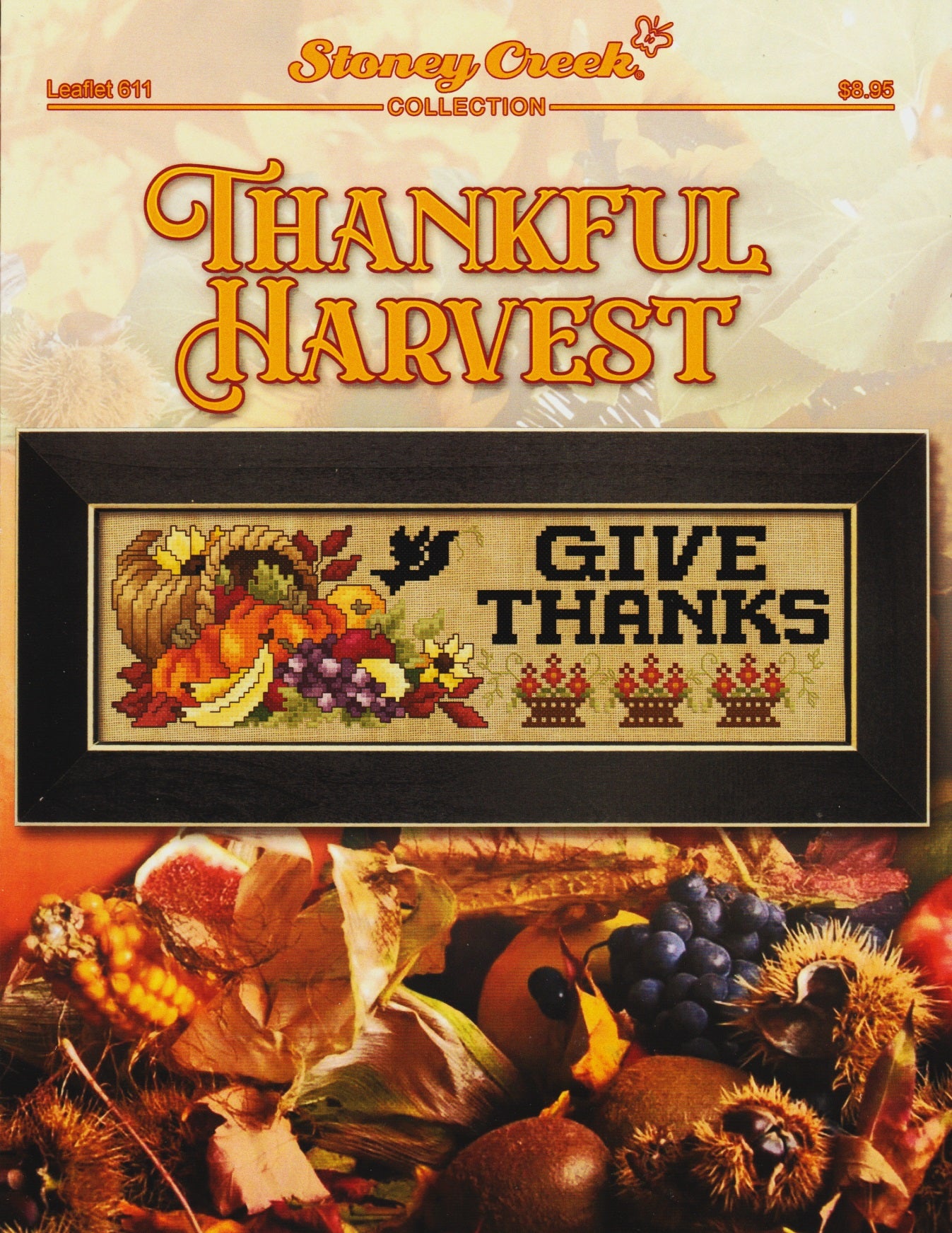 Stoney Creek Thankful Harvest LFT611 cross stitch pattern