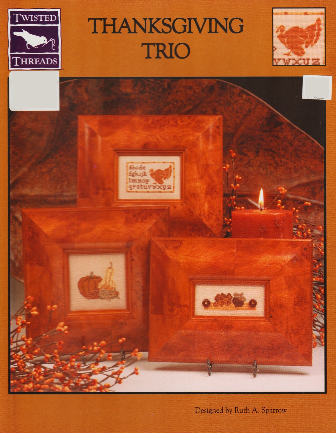Twisted Threads Thanksgiving Trio cross stitch pattern