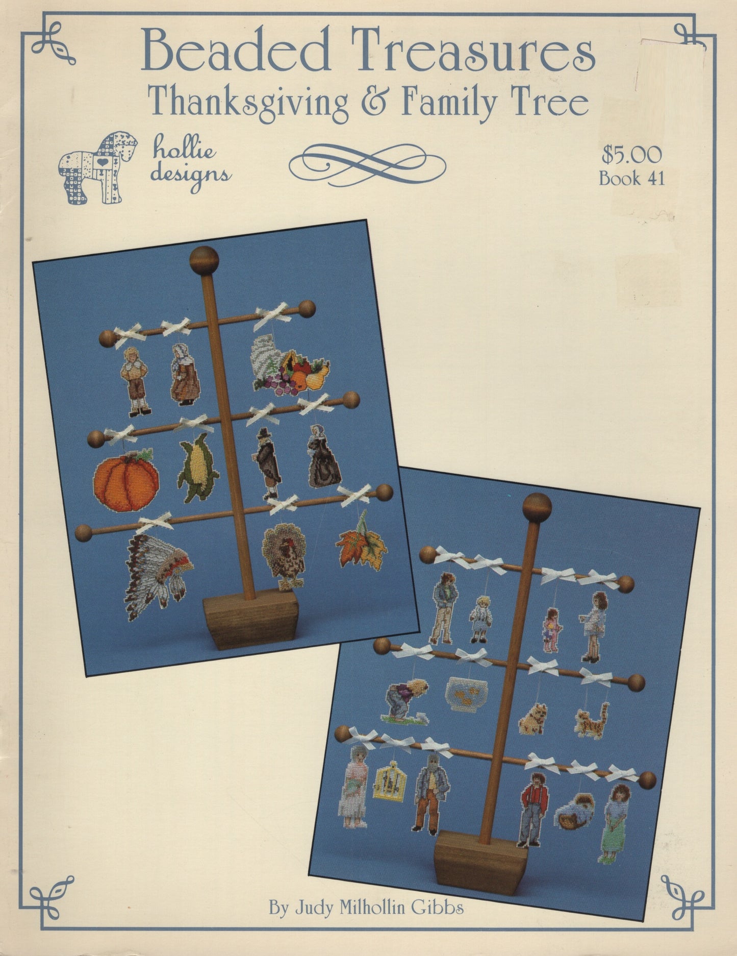 Hollie Designs Thanksgiving & Family Tree 41 cross stitch beaded pattern