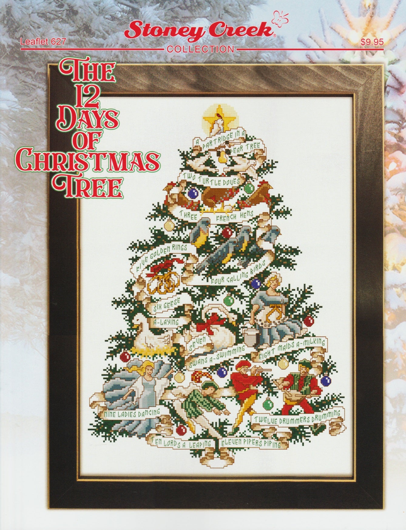 Stoney Creek The 12 Days of Christmas Tree cross stitch pattern