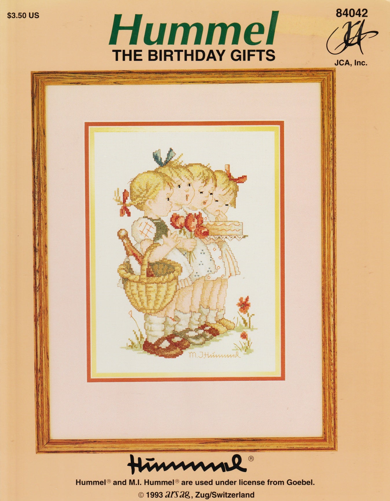 JCA Hummel The Birthday Gifts 84042 cross stitch pattern