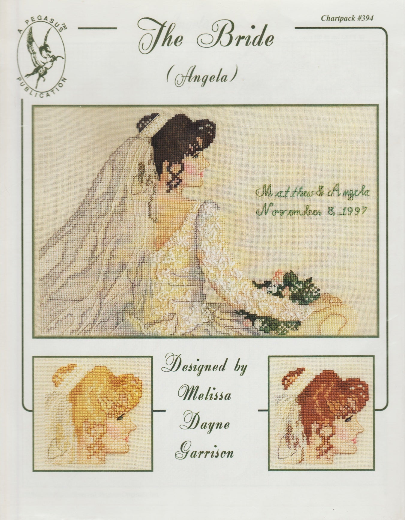 Pegasus The Bride - Angela 394 cross stitch pattern