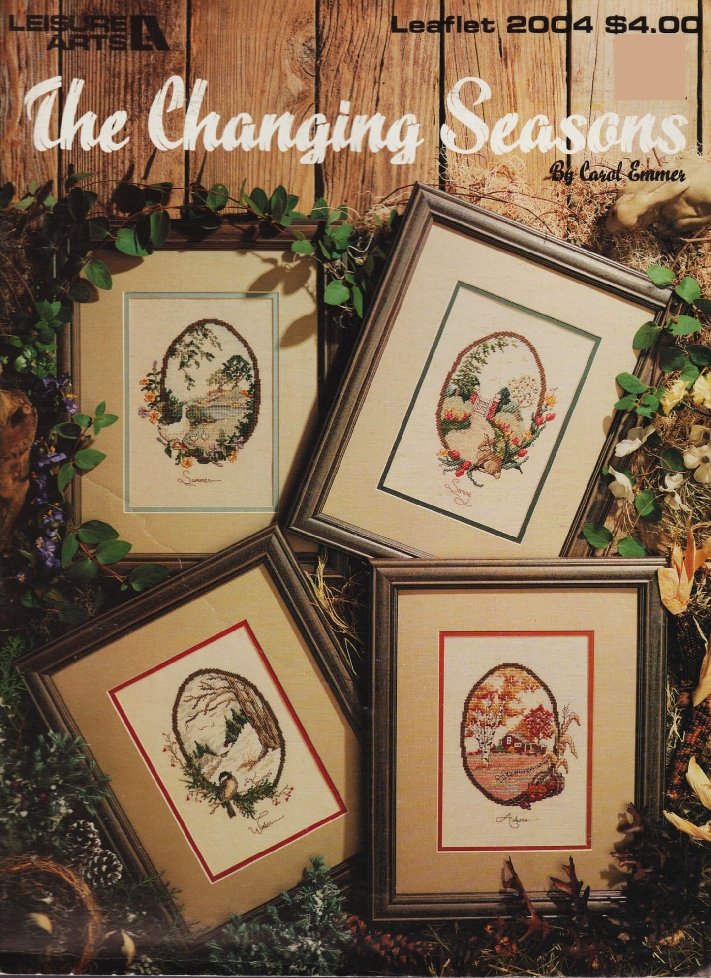 Leisure Arts The Changing Seasons 2004 cross stitch pattern