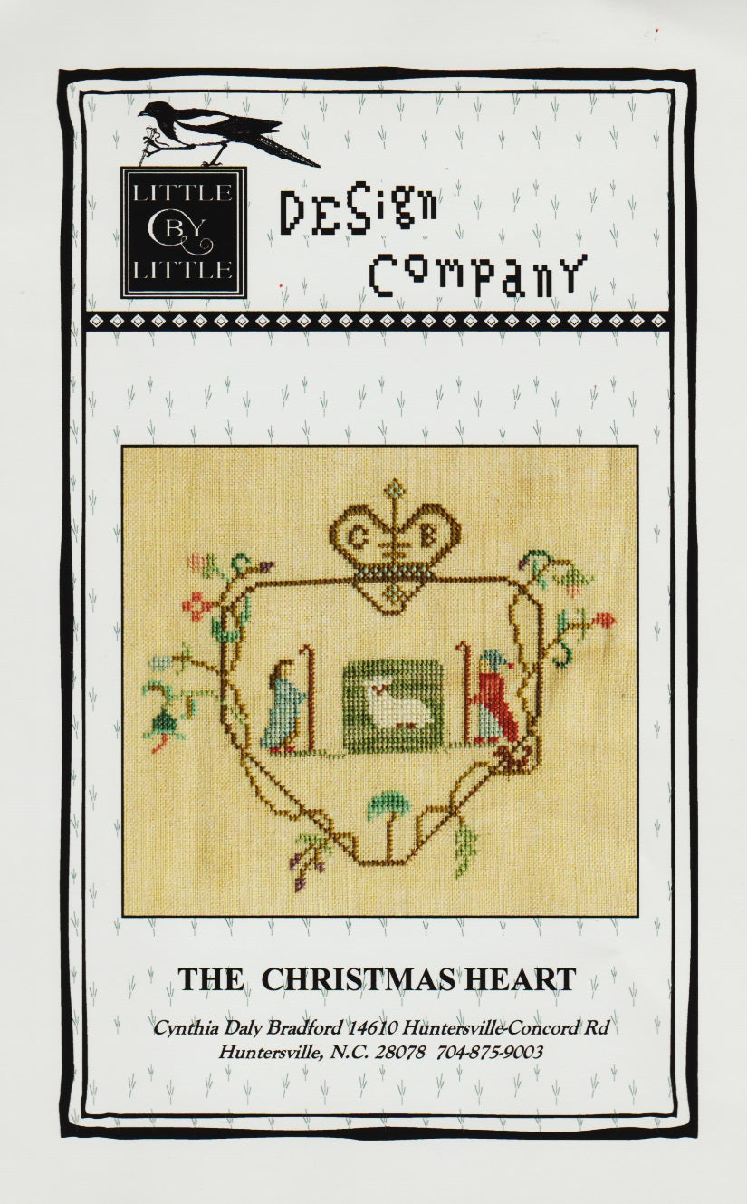 Little By Little The Christmas Heart cross stitch pattern
