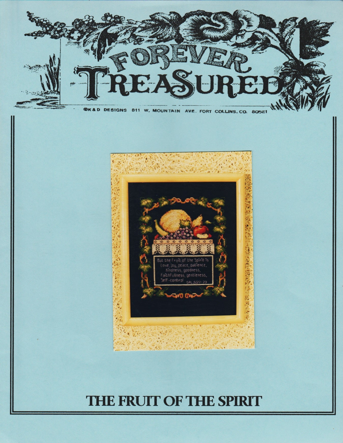 K&D Designs The Fruit of the Spirit cross stitch pattern