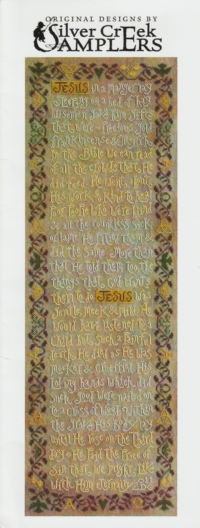 Silver Creek Samplers The Master's Plan cross stitch pattern