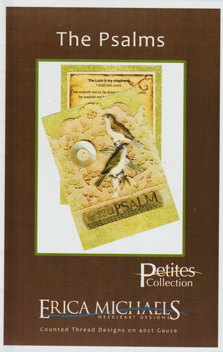 Erica Michaels The Psalms religious cross stitch pattern