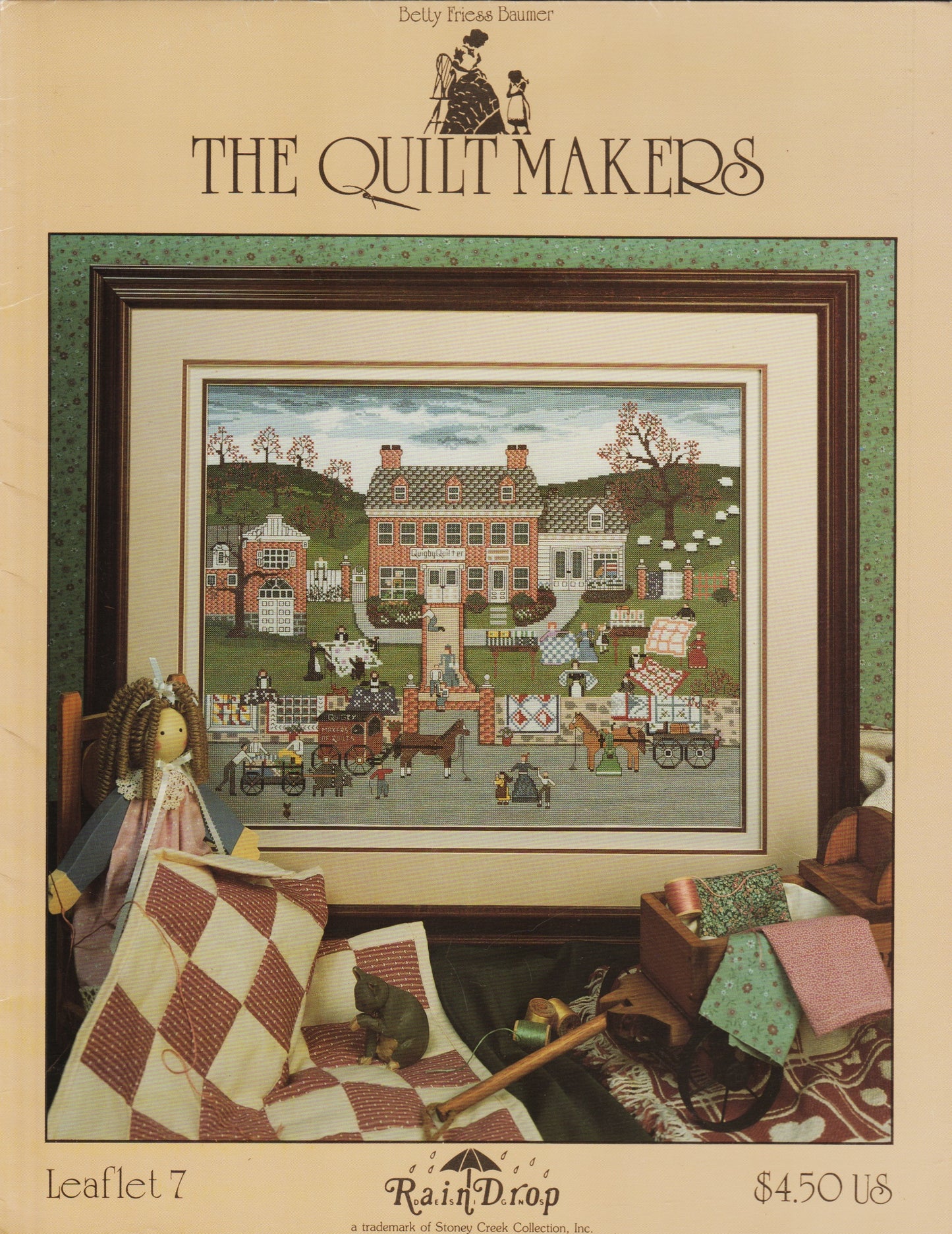 Stoney Creek The Quiltmakers LFT7 Amish cross stitch pattern