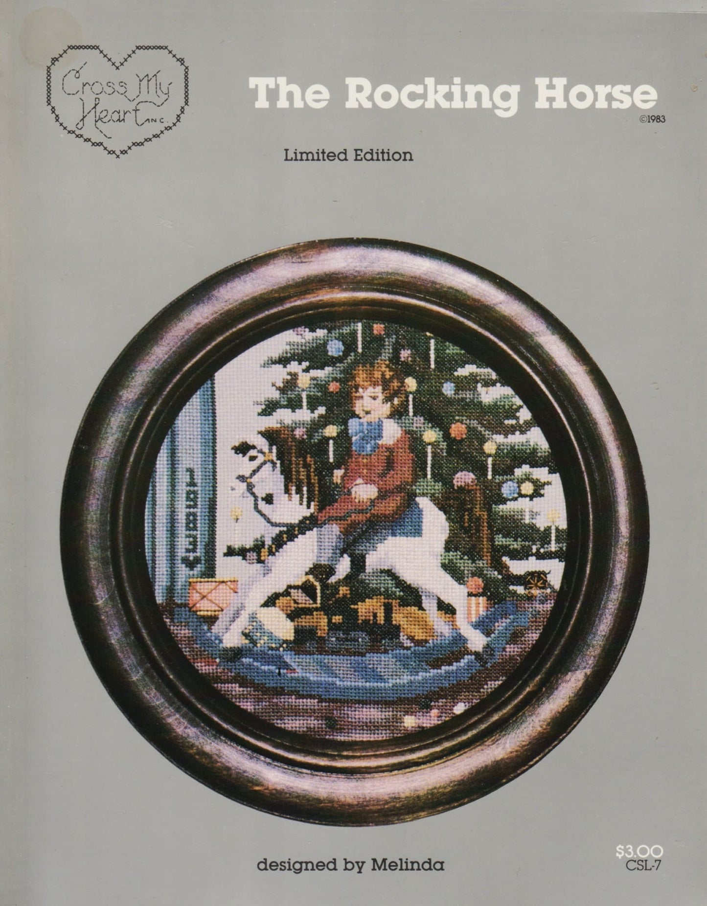 Cross My Heart The Rocking Horse CSL-7 cross stitch pattern