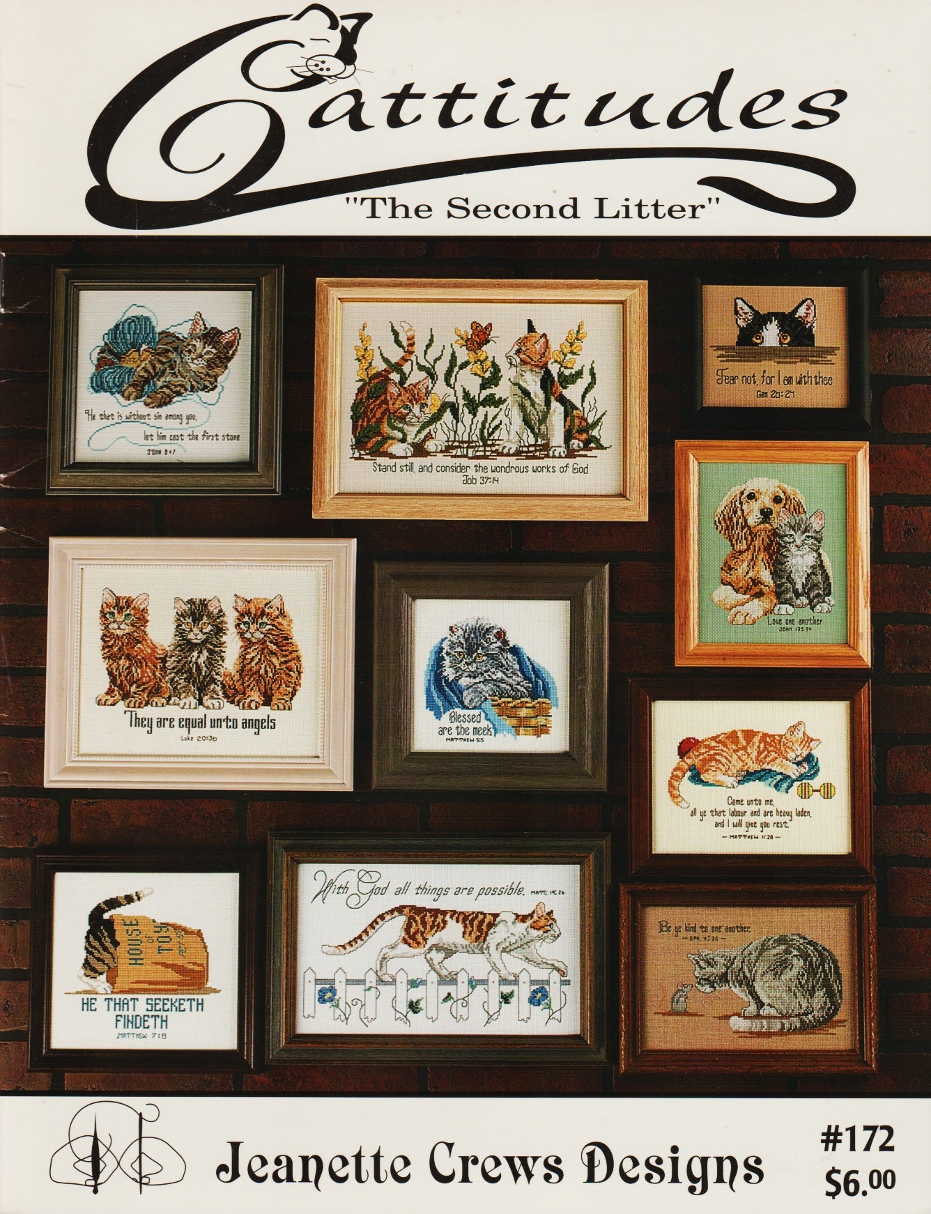 Jeanette Crews The Second Litter 172 cross stitch pattern