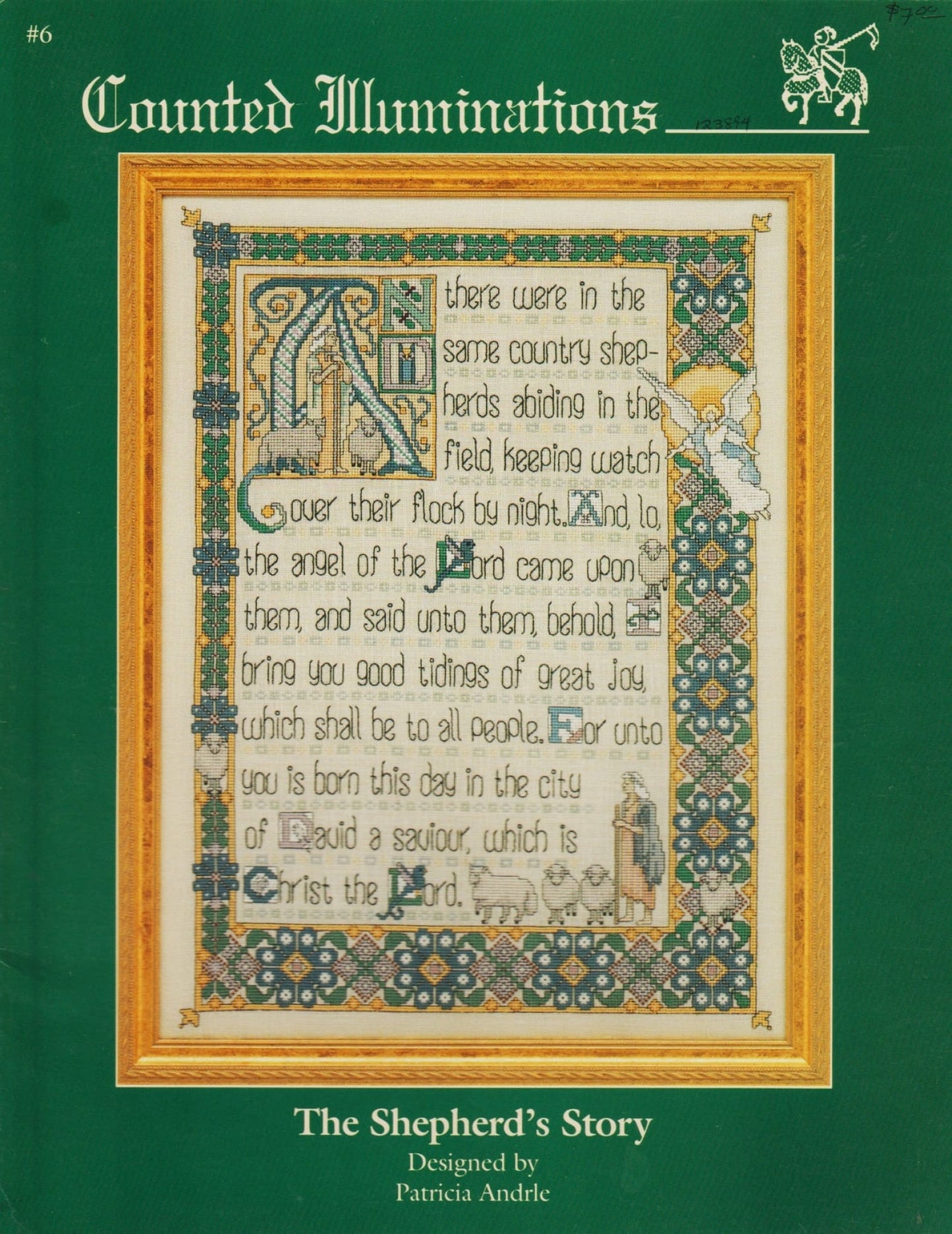 Counted Illuminations The Shepherd's Story cross stitch pattern