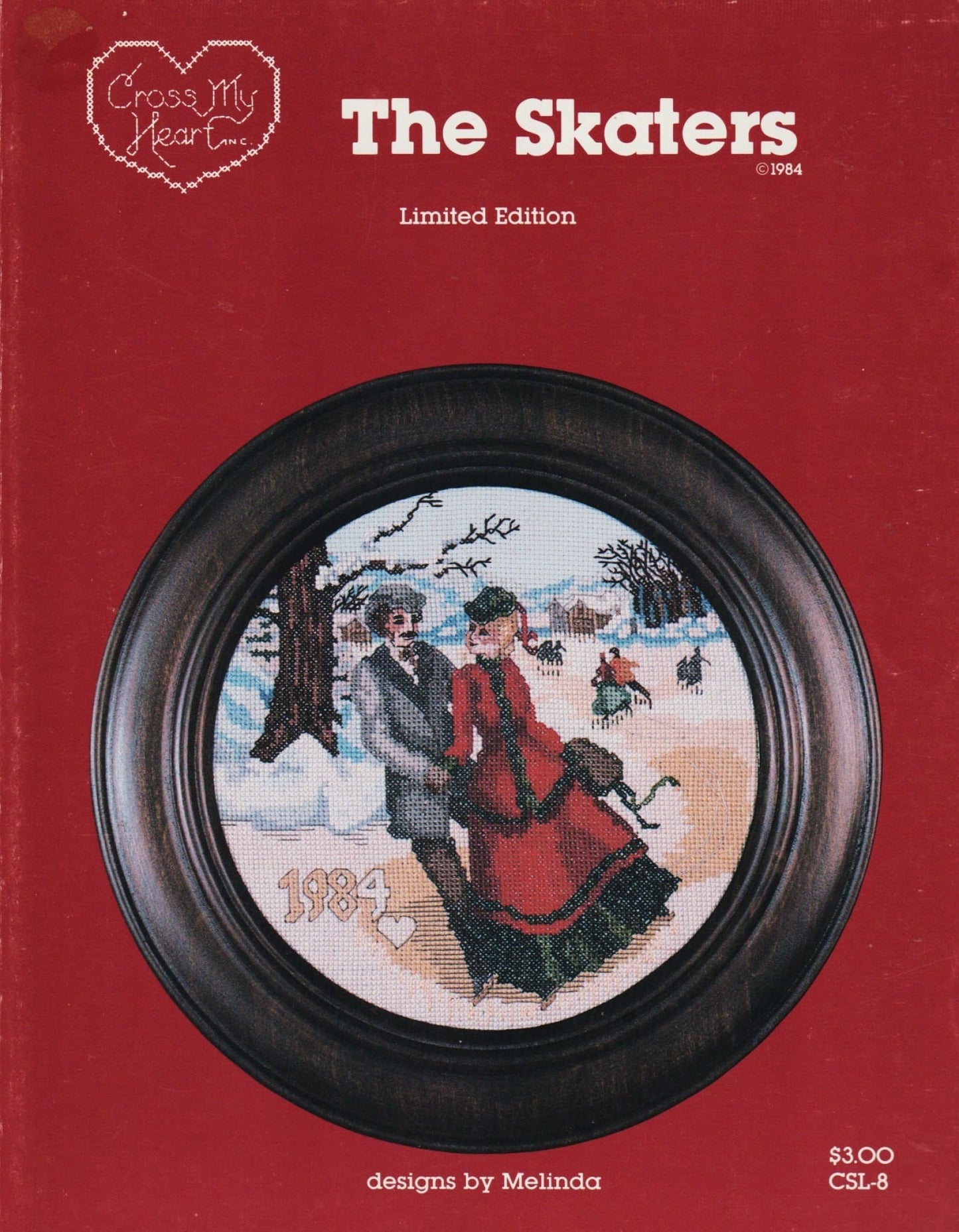 Cross My Heart The Skaters CSL-8 cross stitch pattern