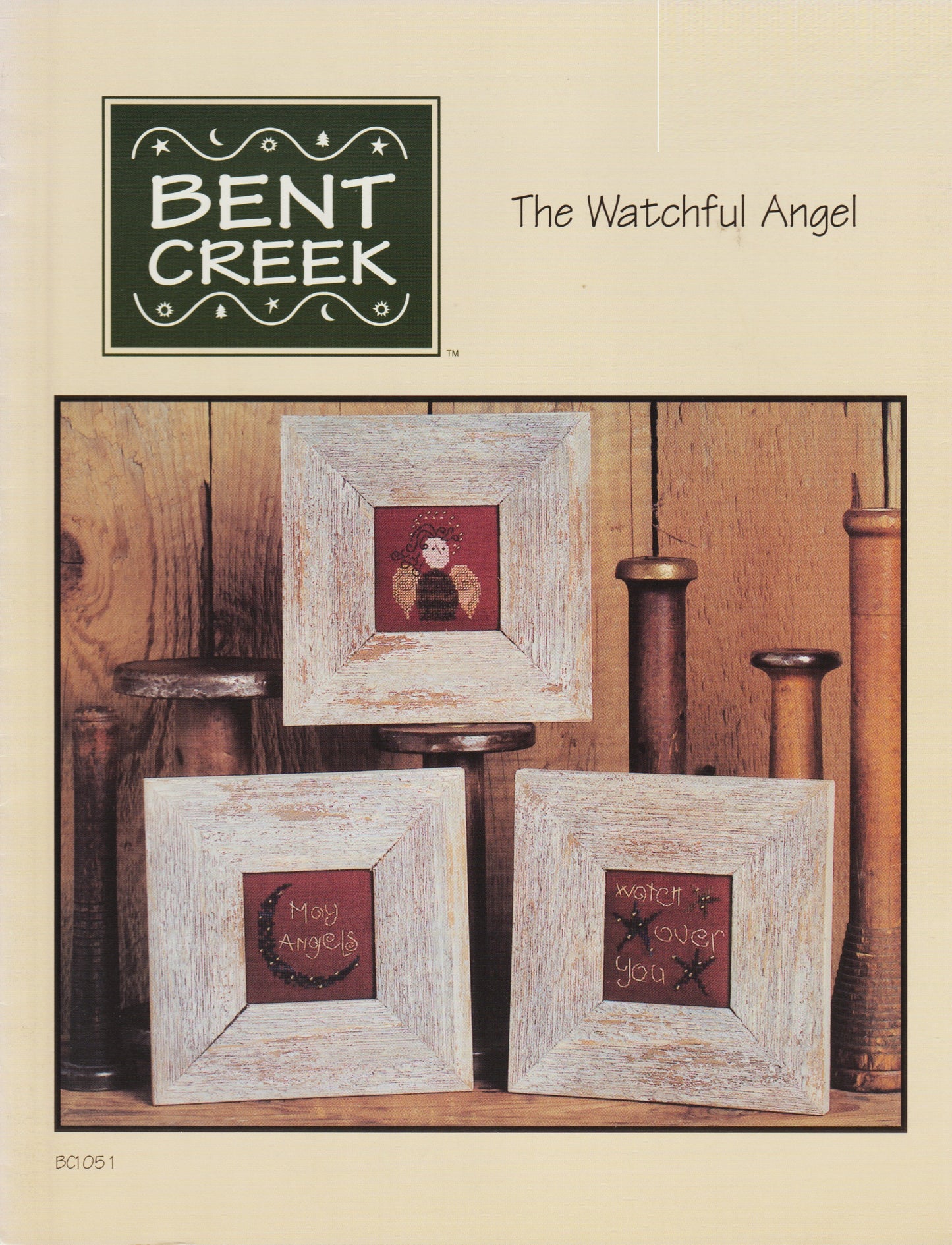 Bent Creek The Watchful Angel BC1051 cross stitch pattern