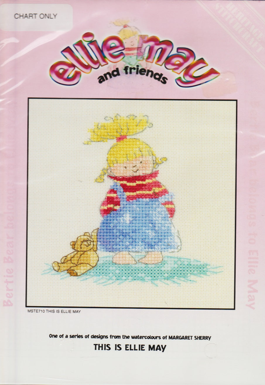 Heritage Stitchcraft This is Ellie May HC710 cross stitch pattern