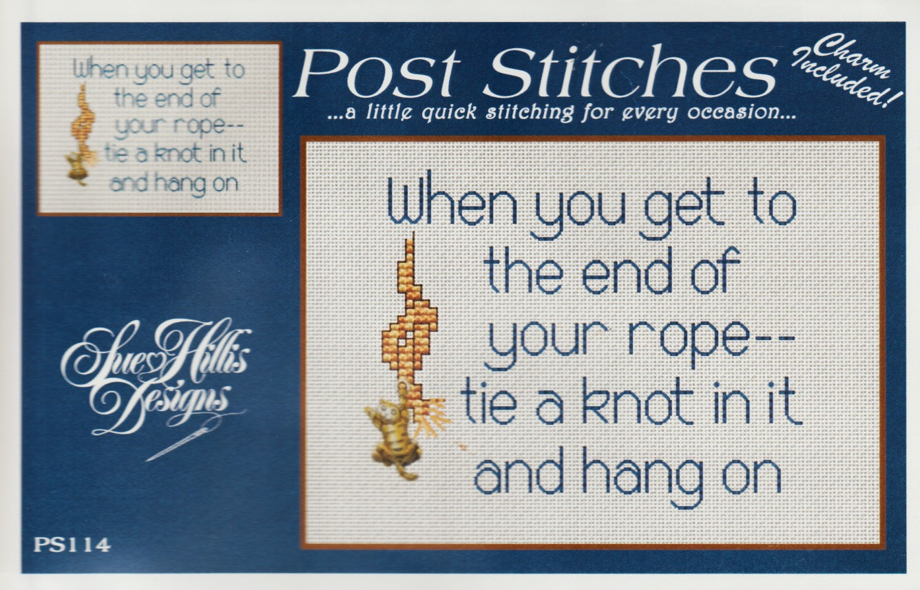 Sue Hillis Tie A Knot In It PS114 cross stitch pattern