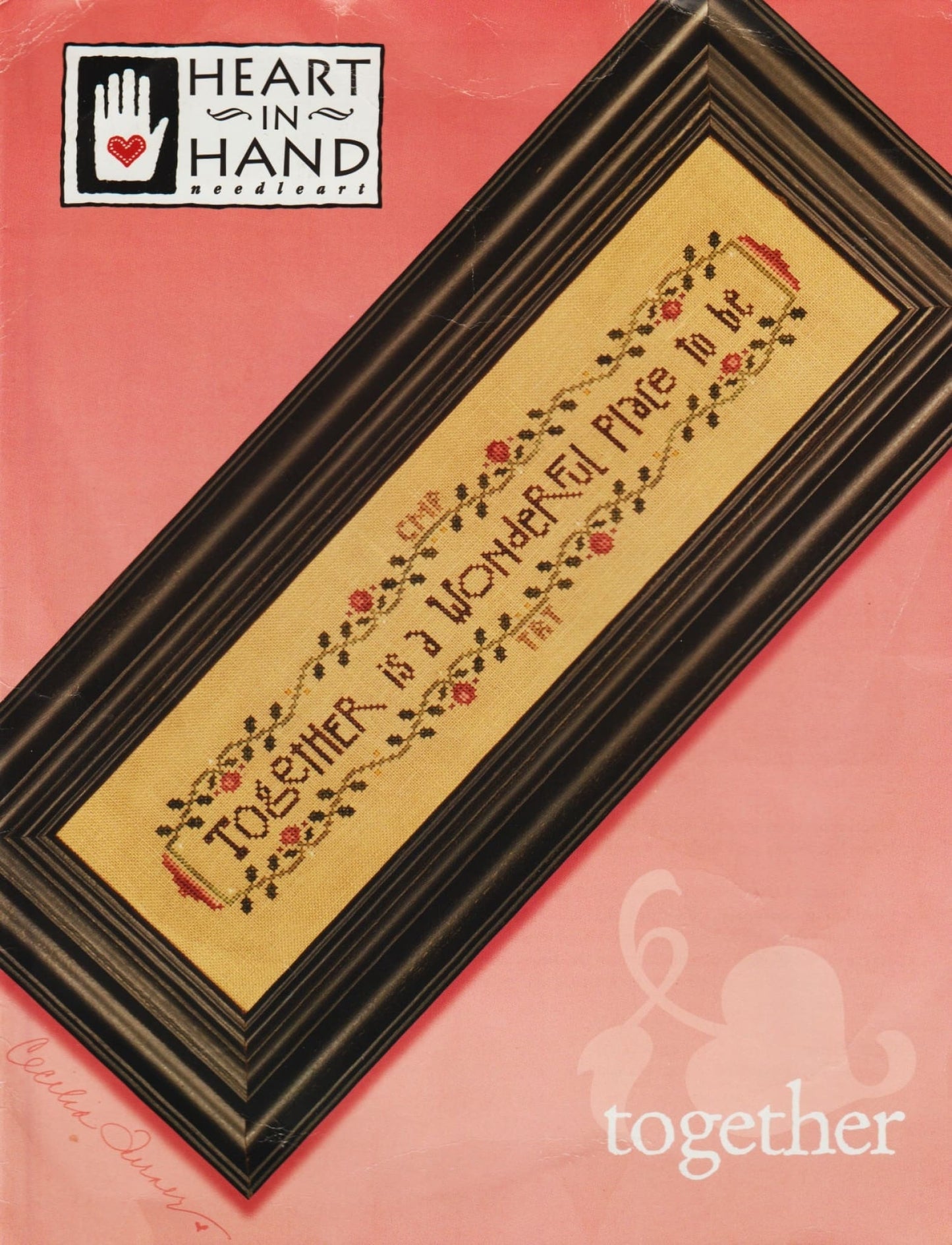 Heart In Hand Together cross stitch pattern