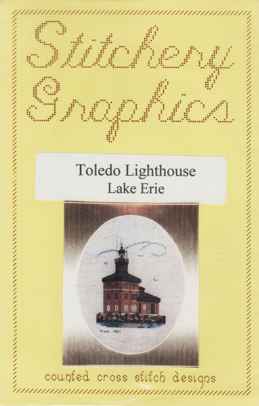 Stitvhery Graphics Toledo Lighthouse Lake Erie cross stitch pattern