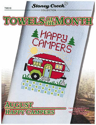 Stoney Creek Towels of the Month TM018 cross stitch pattern