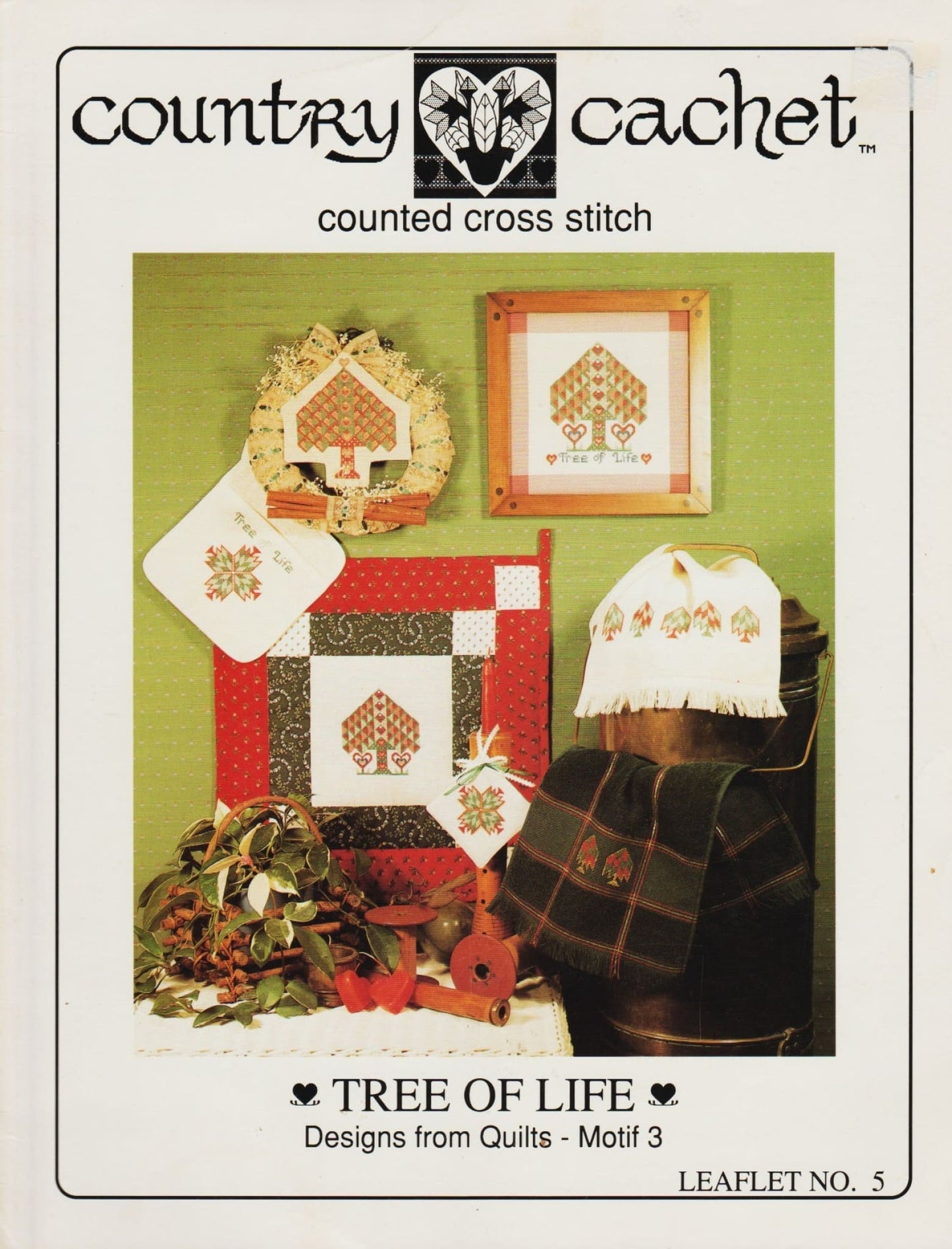 Country Cachet Tree Of Life 5 cross stitch pattern
