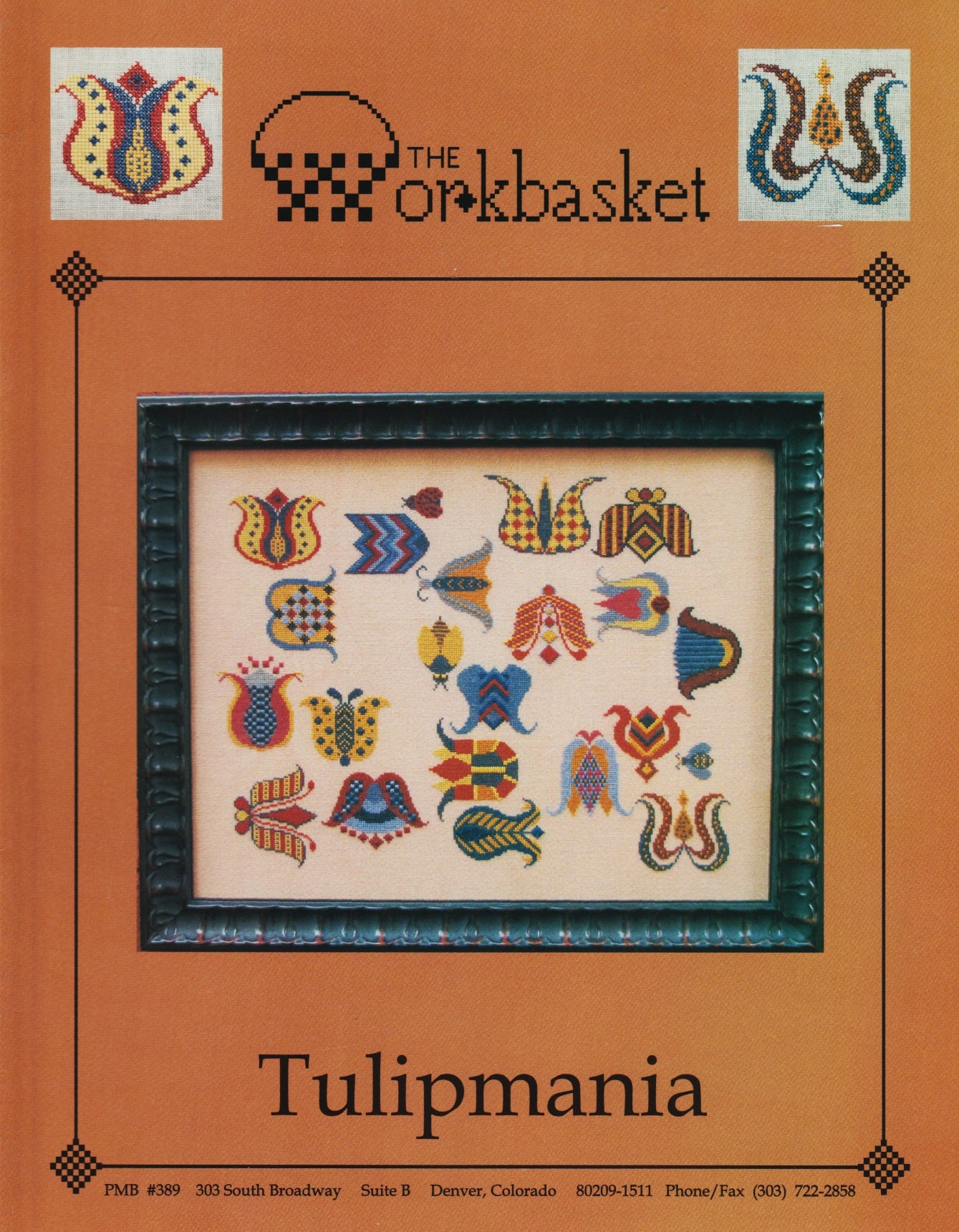 Workbasket Tulipmania cross stitch pattern