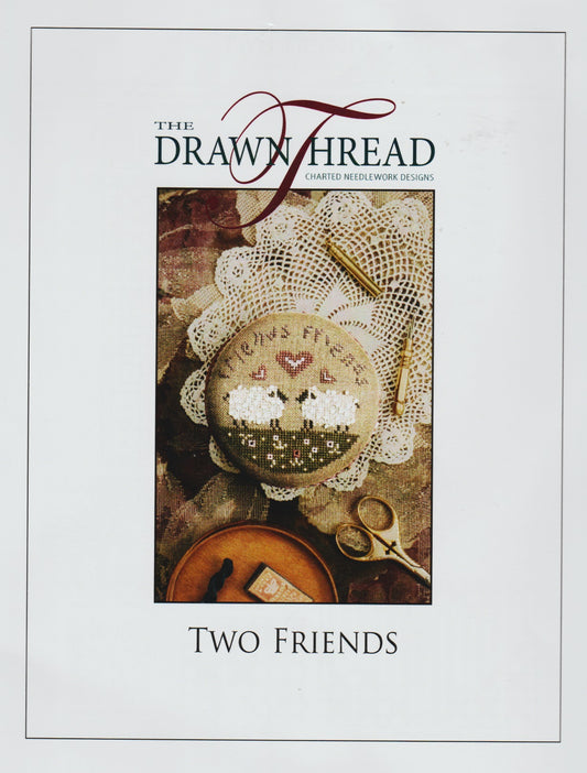 Drawn Thread Two Friends cross stitch pattern