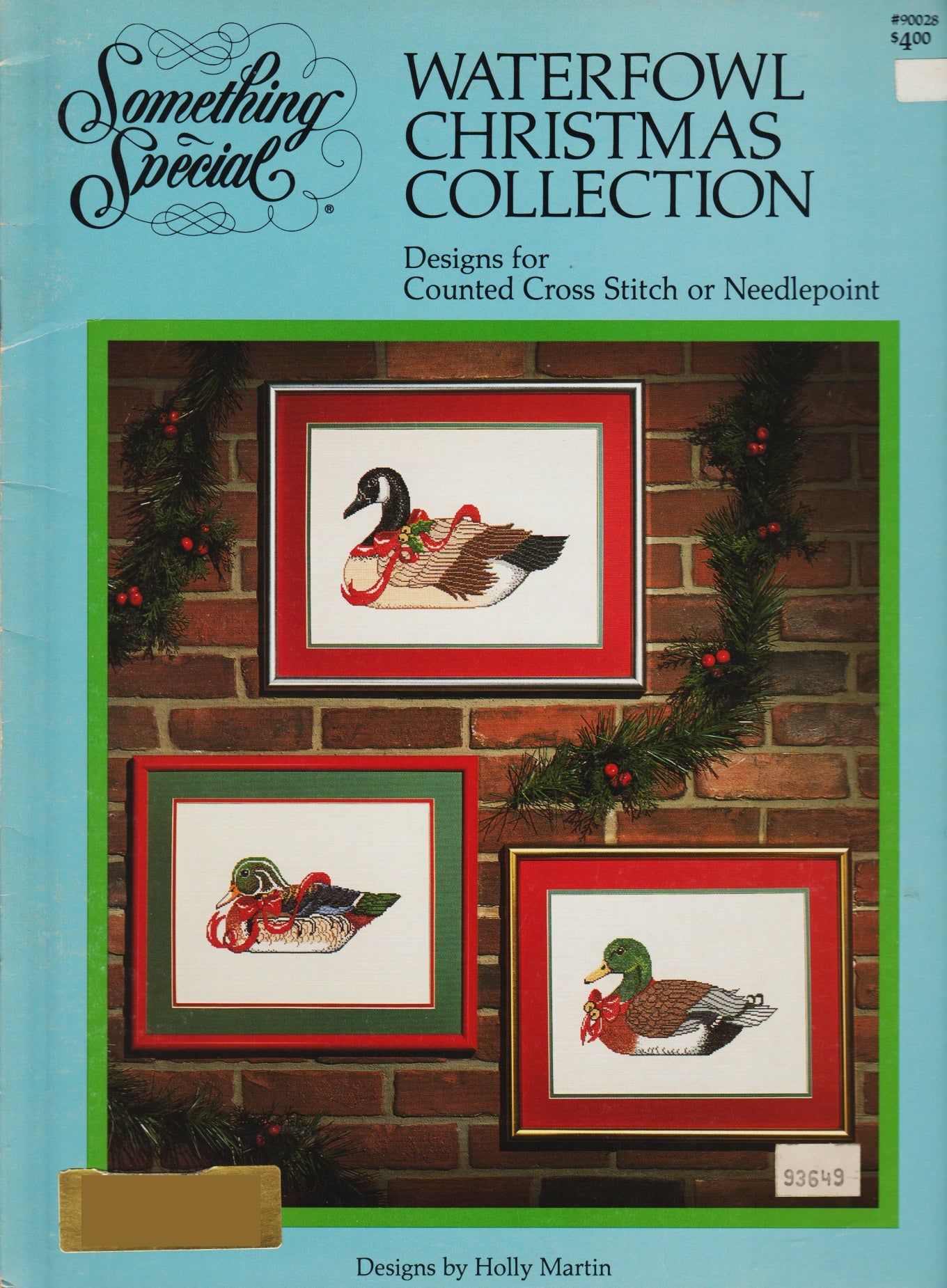 Candamar Something Special Waterfowl Christmas Collection 90028 cross stitch pattern
