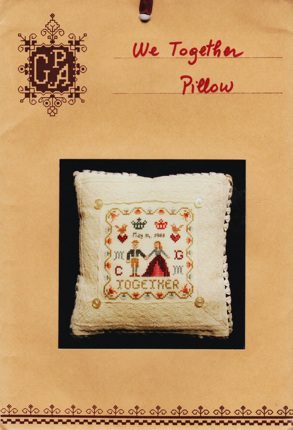 We Together Pillow pattern