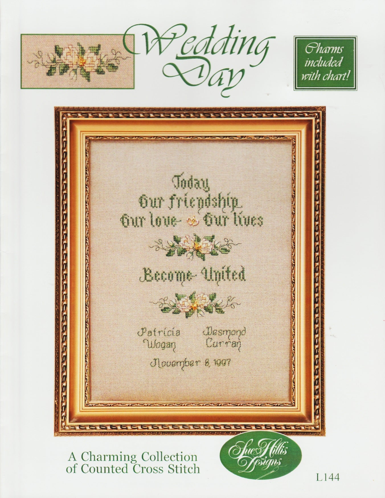 Sue Hillis Wedding Day L201 cross stitch pattern