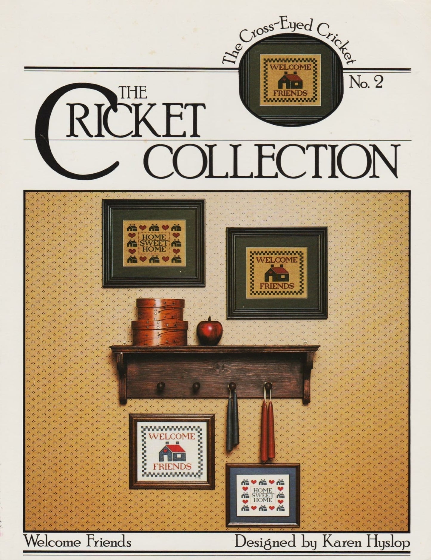 Cricket Collection Welcome Friends 2 cross stitch pattern