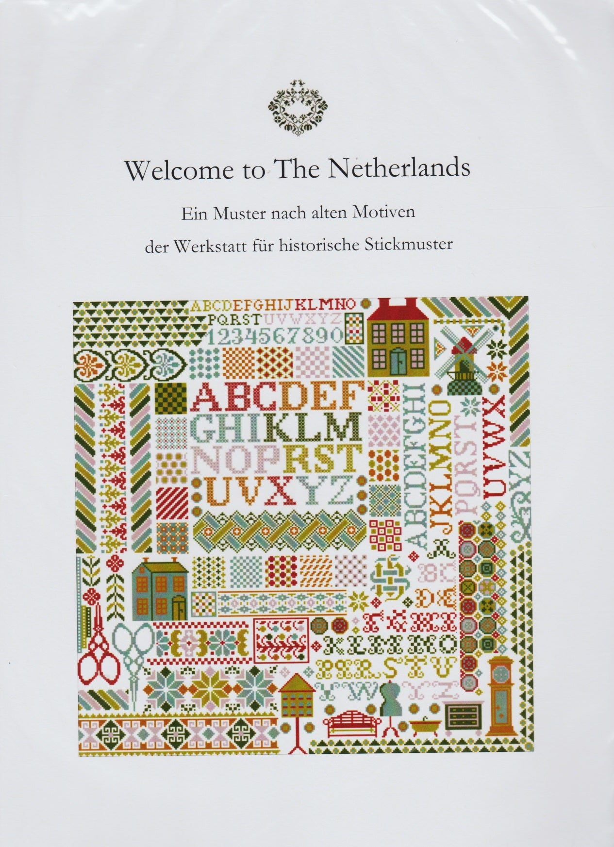 Historisch Stickmuster Welcome To The Netherlands cross stitch pattern