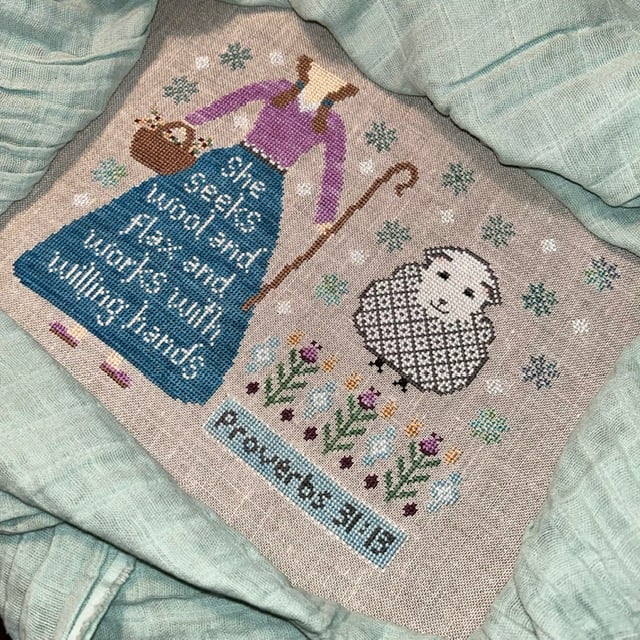 Sweet Wing Studio Willing Hands cross stitch pattern