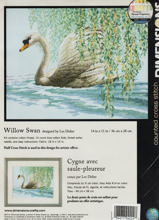 Dimensions Willow Swan 35231 cross stitch kit