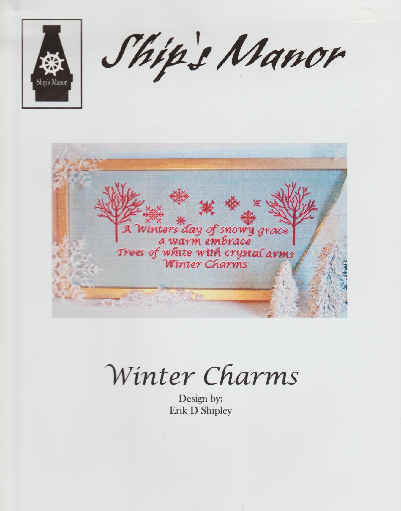 Ship's Manor Winter Charms cross stitch pattern