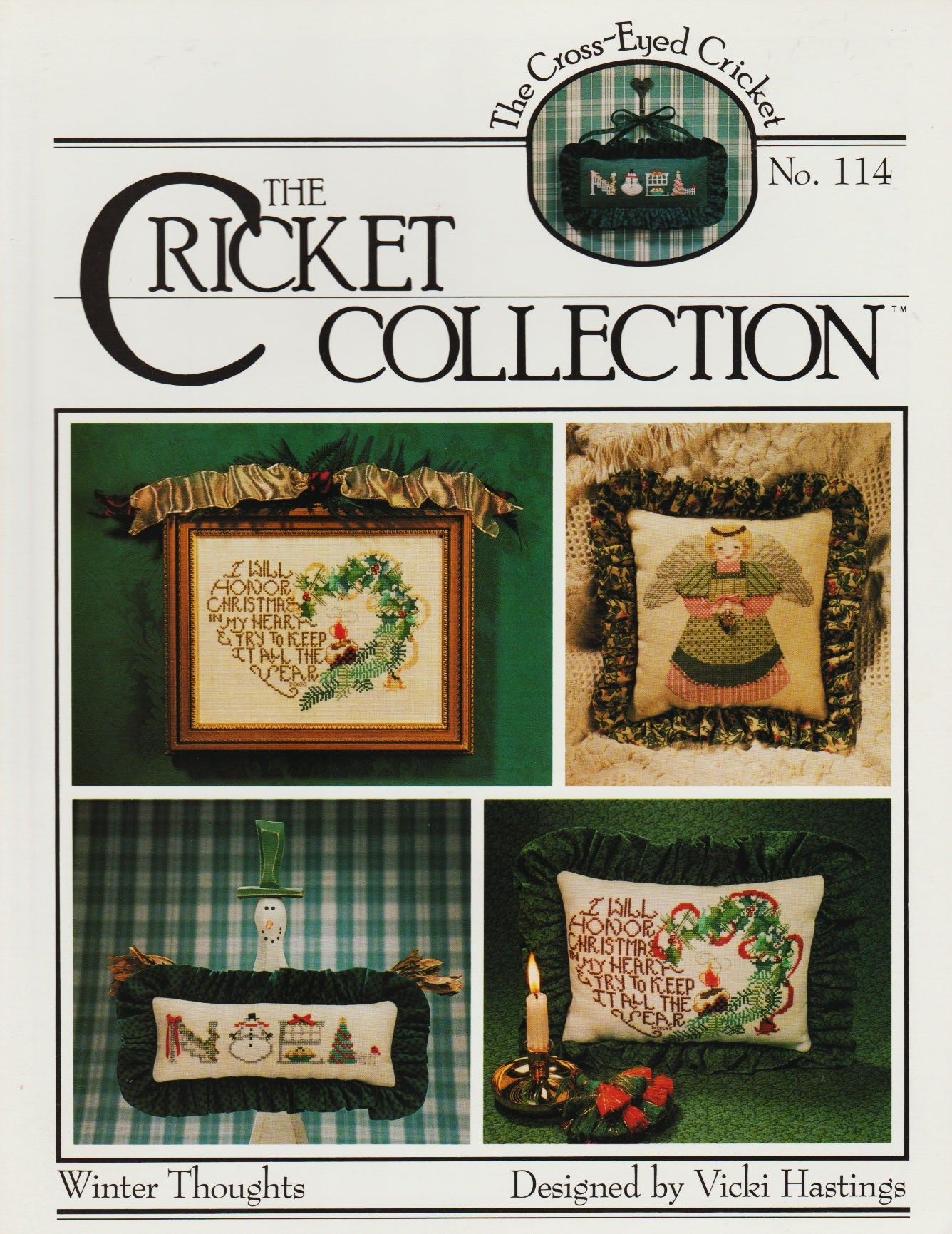 Cricket Collection Winter Thoughts CC114 cross stitch pattern