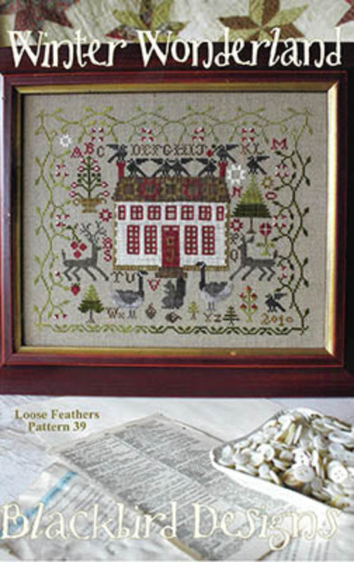 Blackbird Designs Winter Wonderland cross stitch pattern