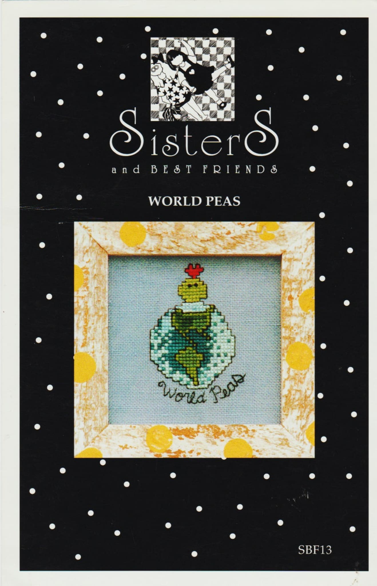Sisters and Best Friends World Pea SBF13 cross stitch pattern