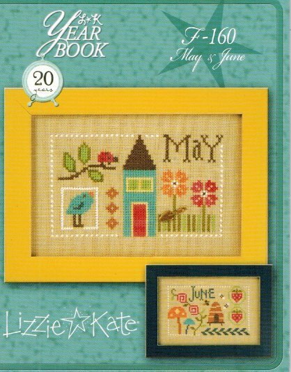 Lizzie Kate Yearbook - May & June F160 cross stitch pattern