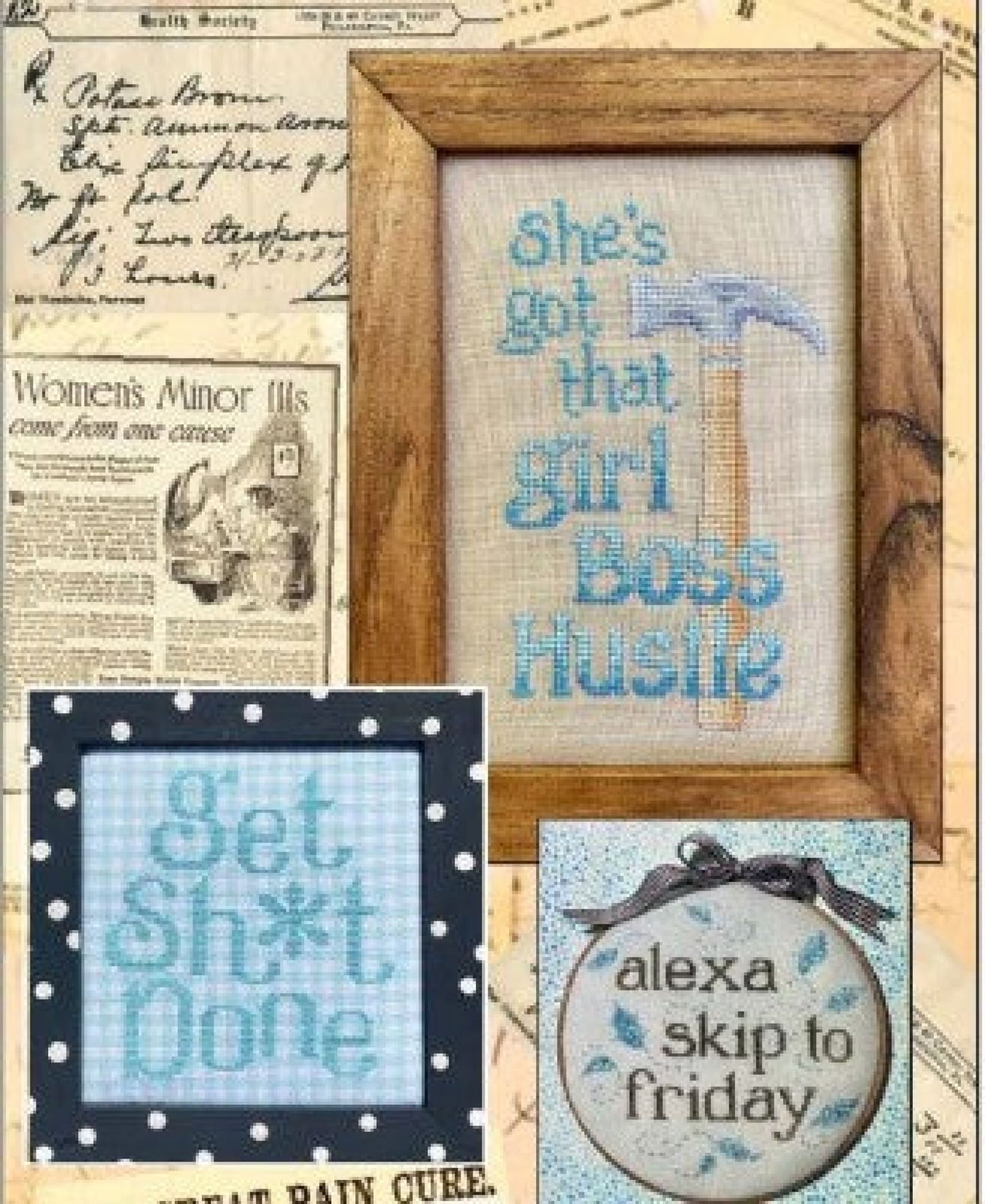 Sue Hillis Your Attitude L522 cross stitch pattern