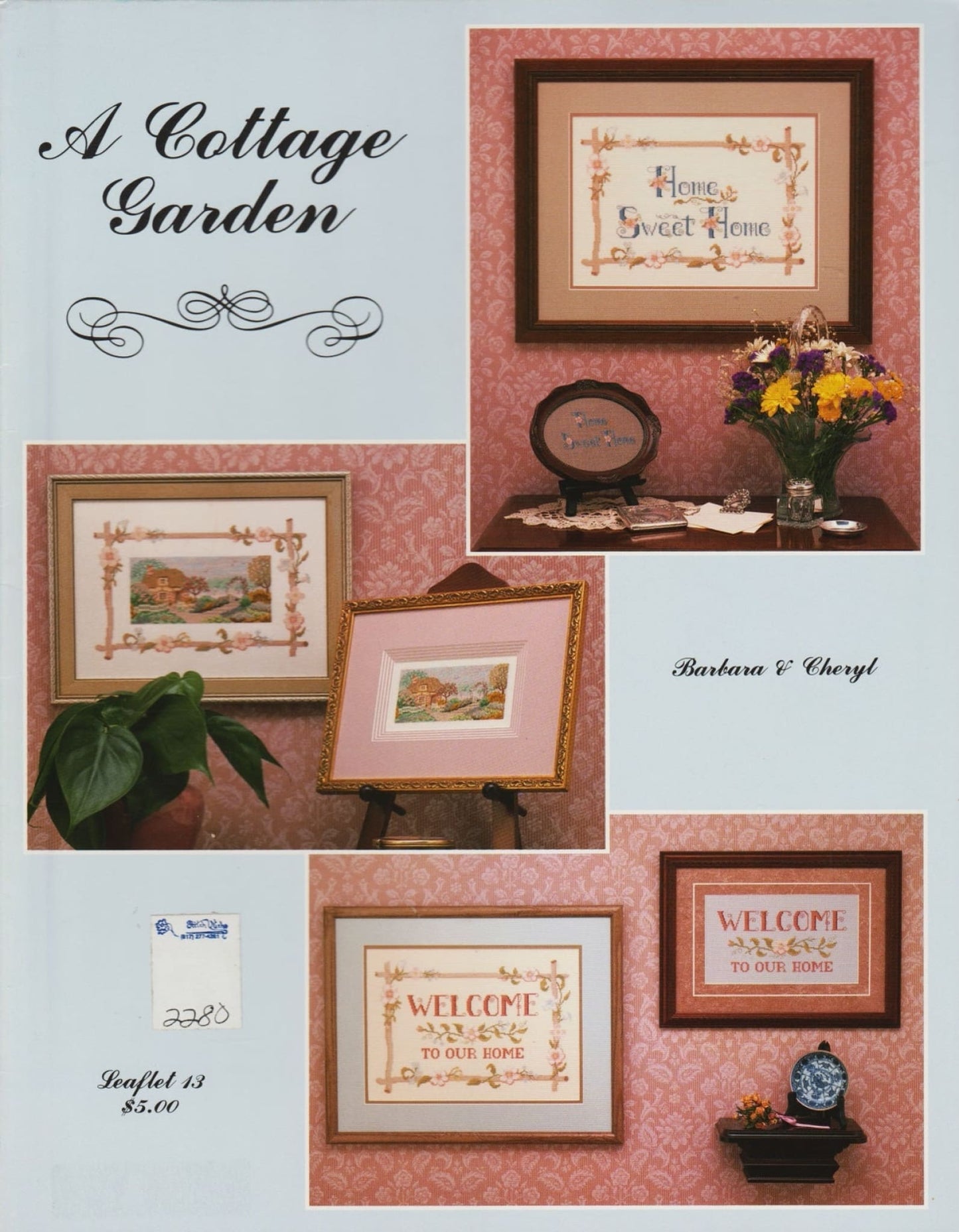 Barbara & Cheryl A Cottage Garden 13 cross stitch pattern