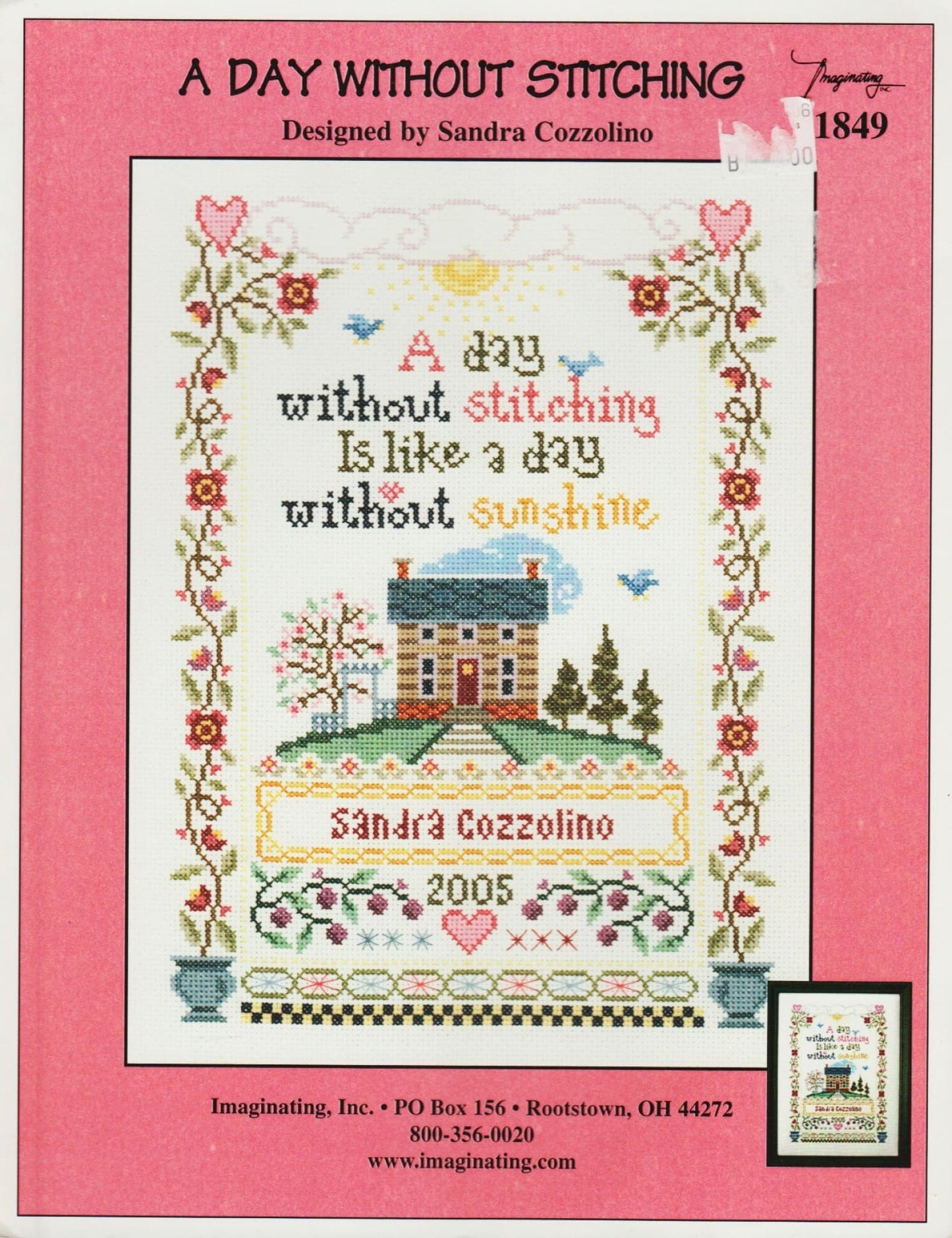 Imaginating A Day Without Stitching 1849 cross stitch pattern