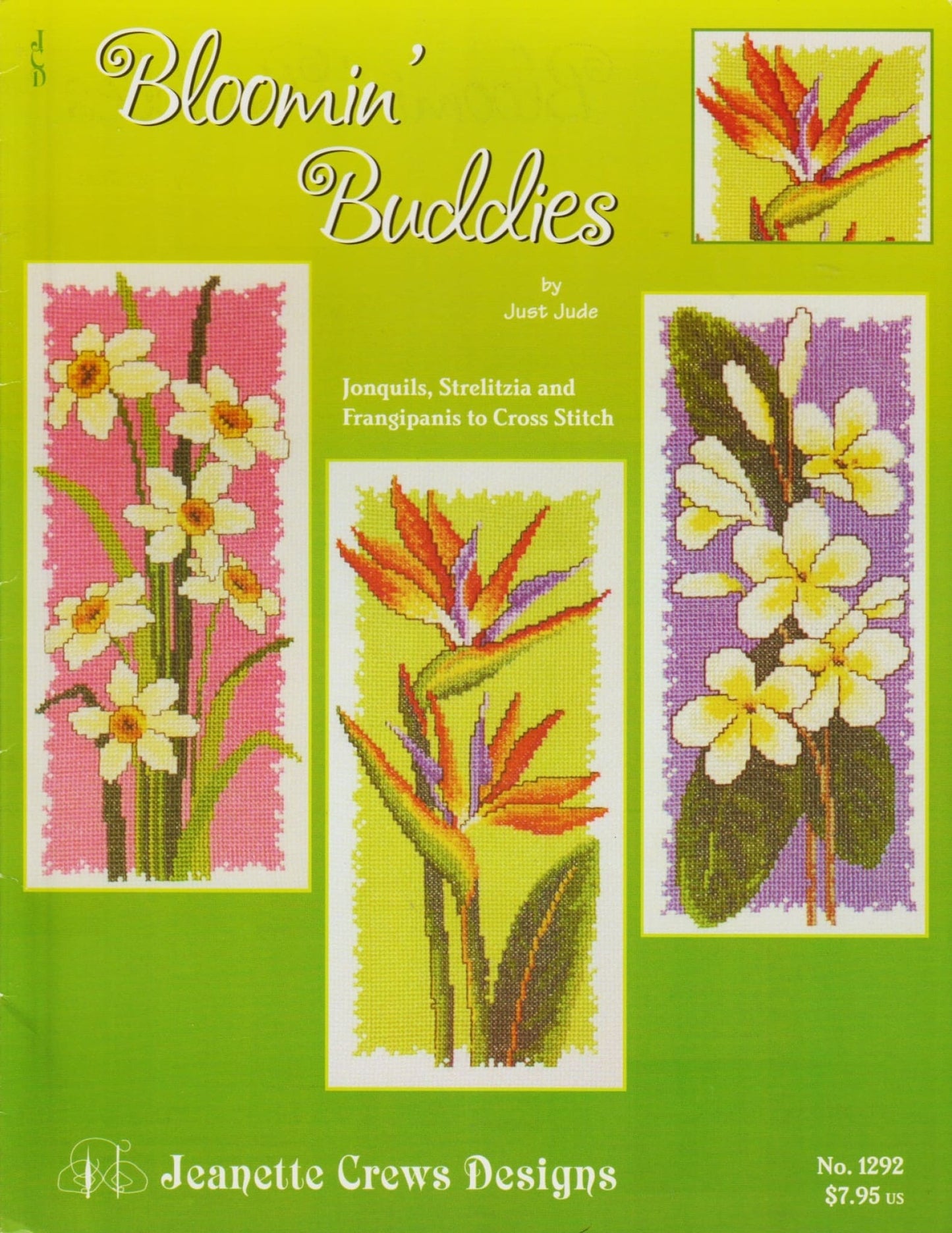 Jeanette Crews Bloomin' Buddies 1292 cross stitch pattern