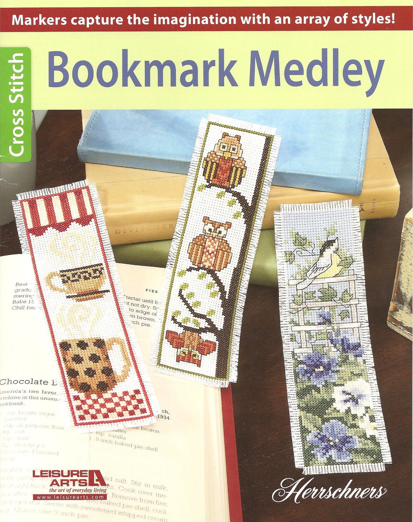 Leisure Arts Bookmarks Medley 6278 cross stitch pattern
