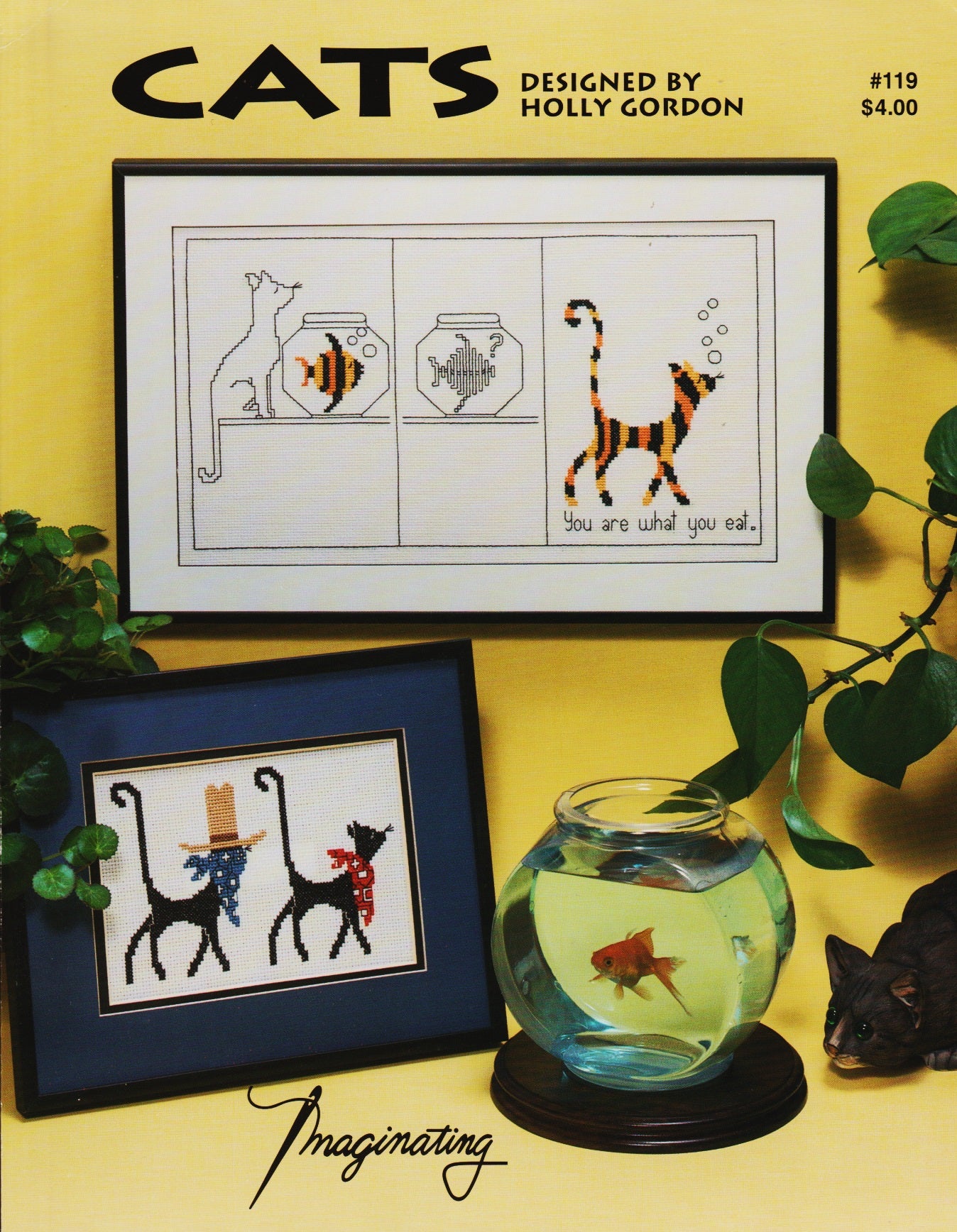 Imaginating Cats, 119 cross stitch pattern