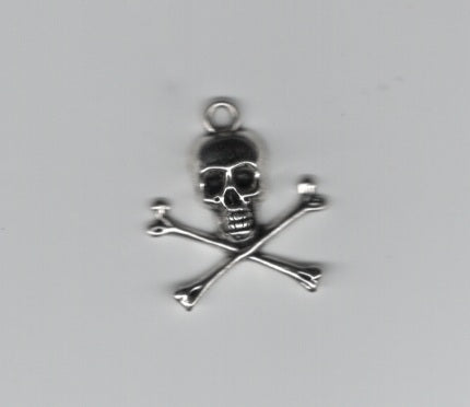 Skull Crossbones charm