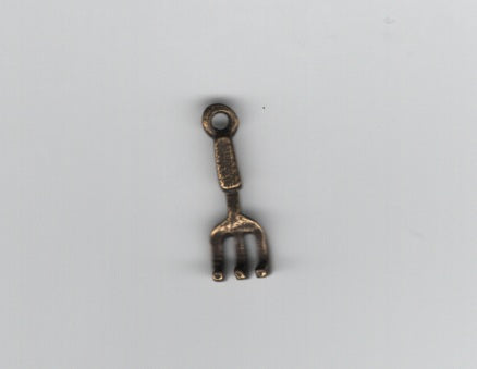 Hand Rake charm