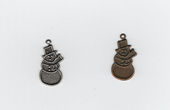 Snowman charm