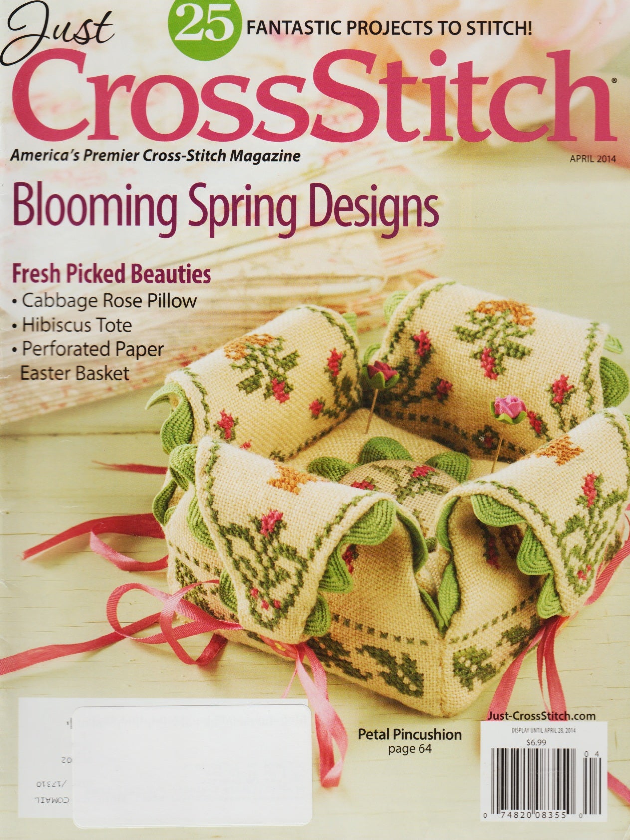 Just Cross Stitch April 2014 cross stitch magazine